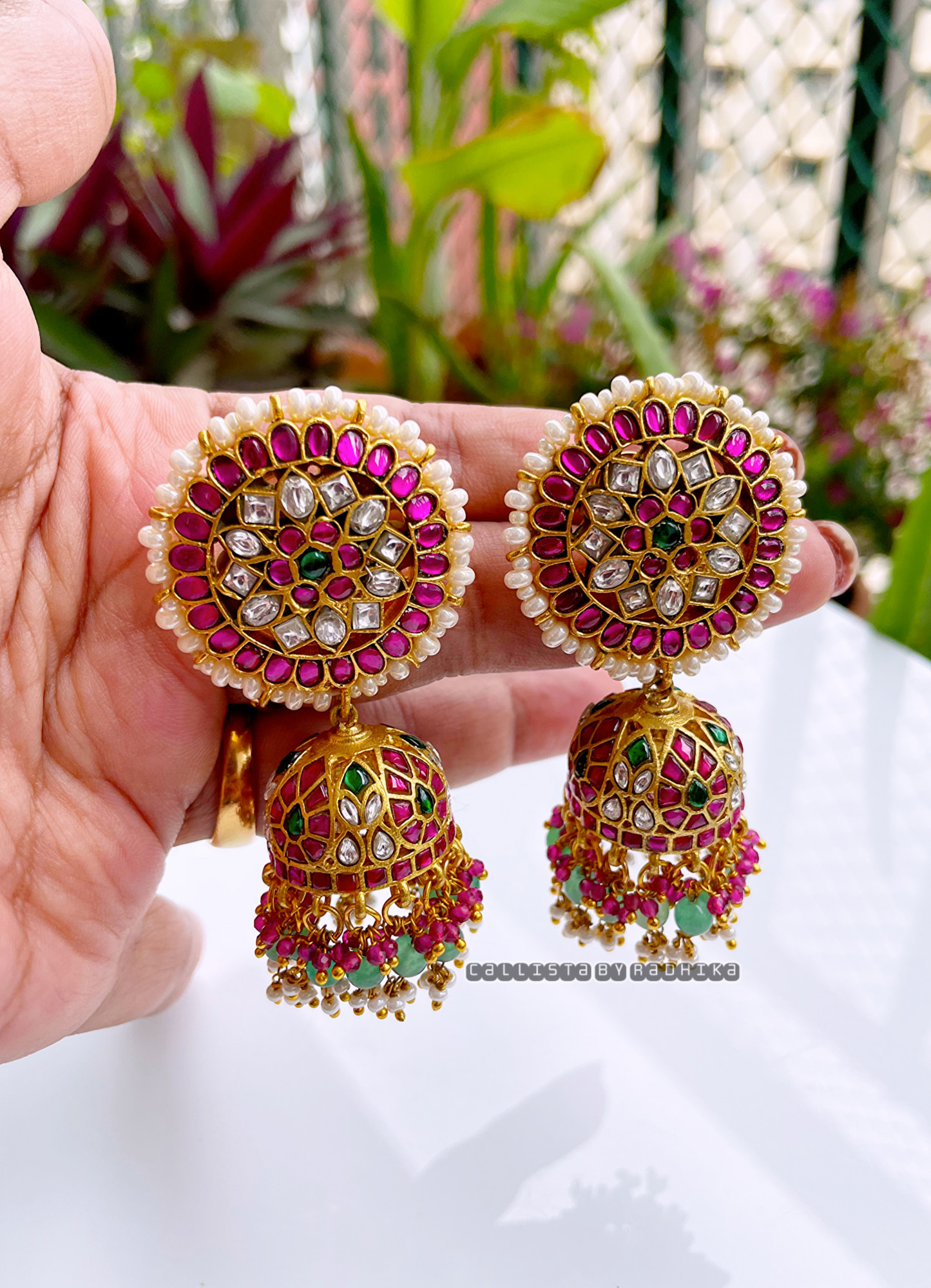 Jadau Kundan Earrings (JDE-042)