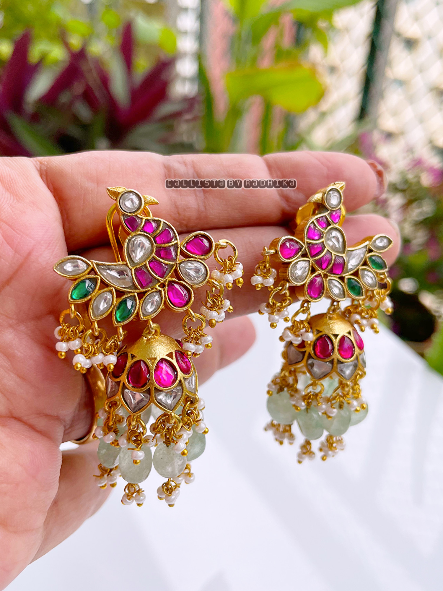 Jadau Kundan Earrings (JDE-044)