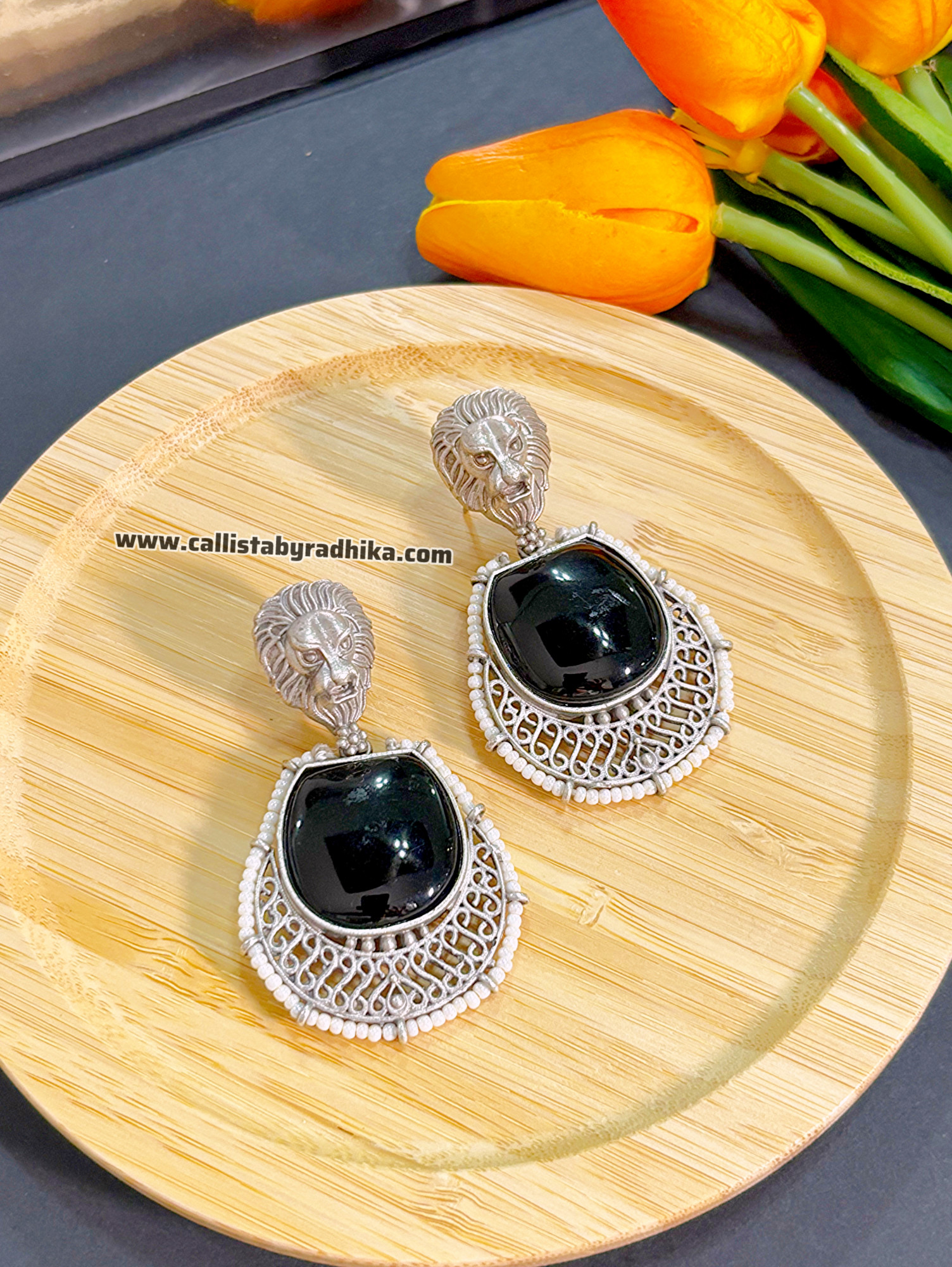 Sabyasachi Silver Replica Earring