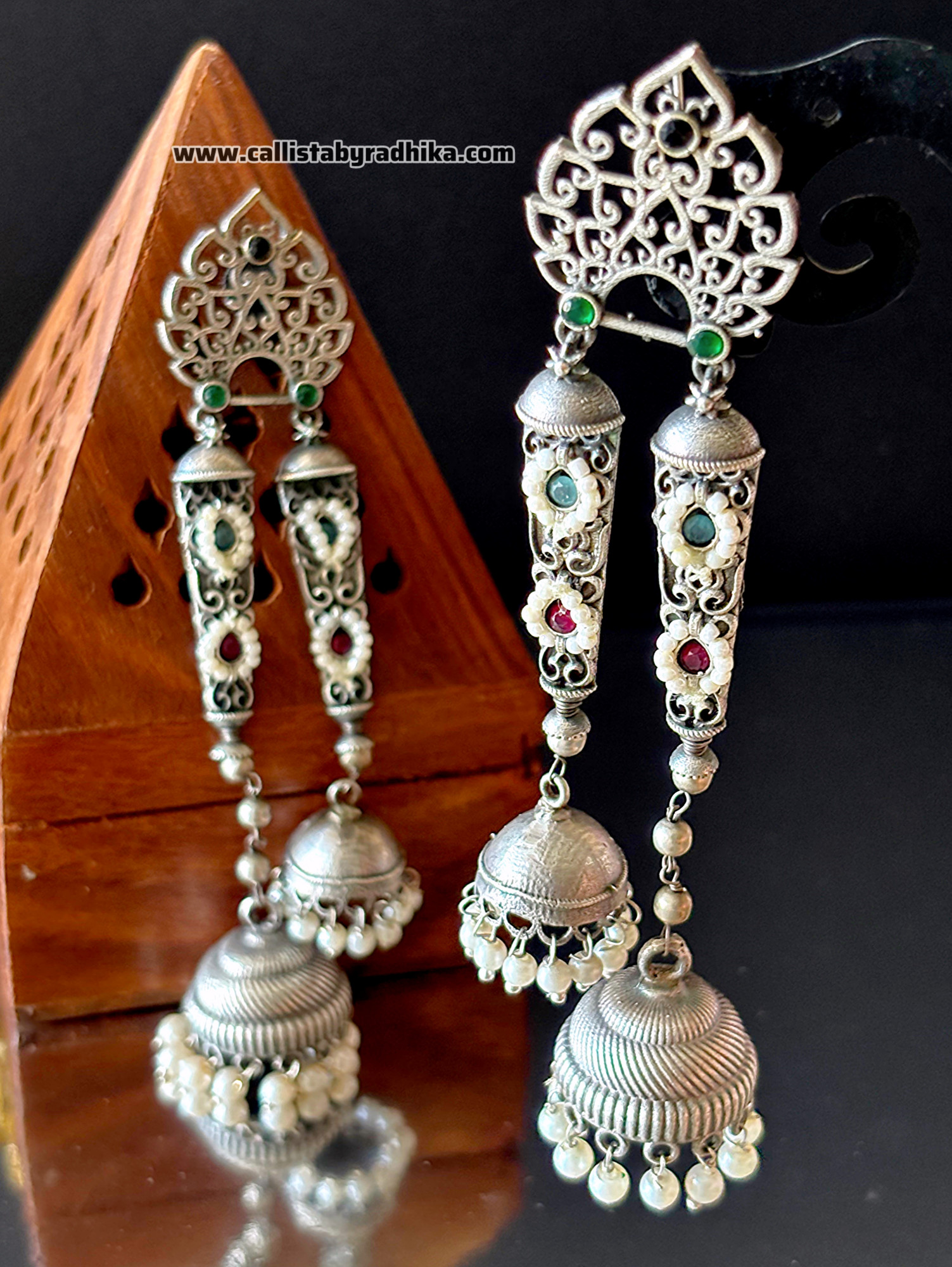 Silver Replica Jhumka