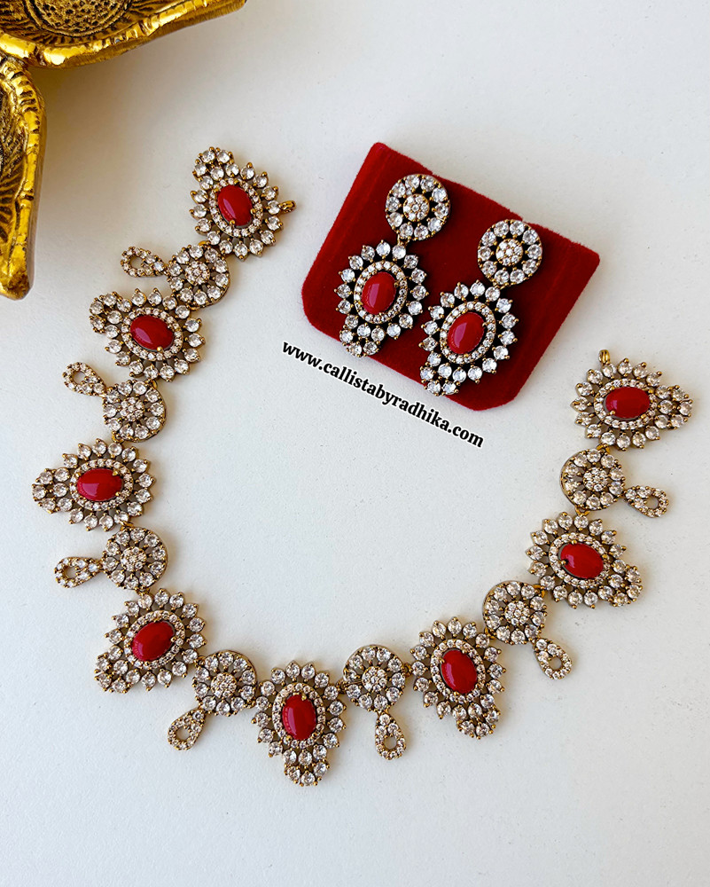 Image of Coral Stone Necklace