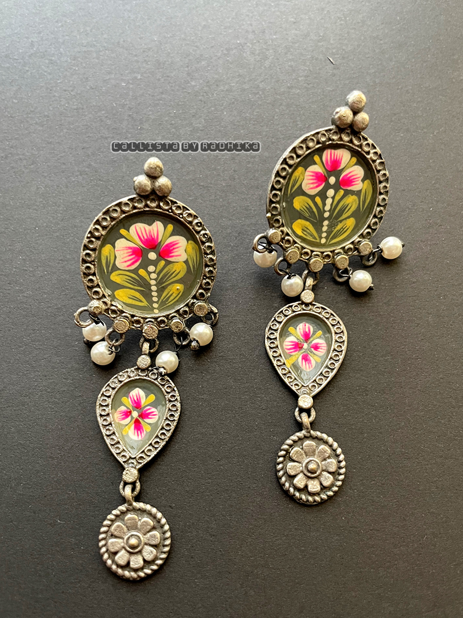 Hand-painted Earrings (HPE-046)
