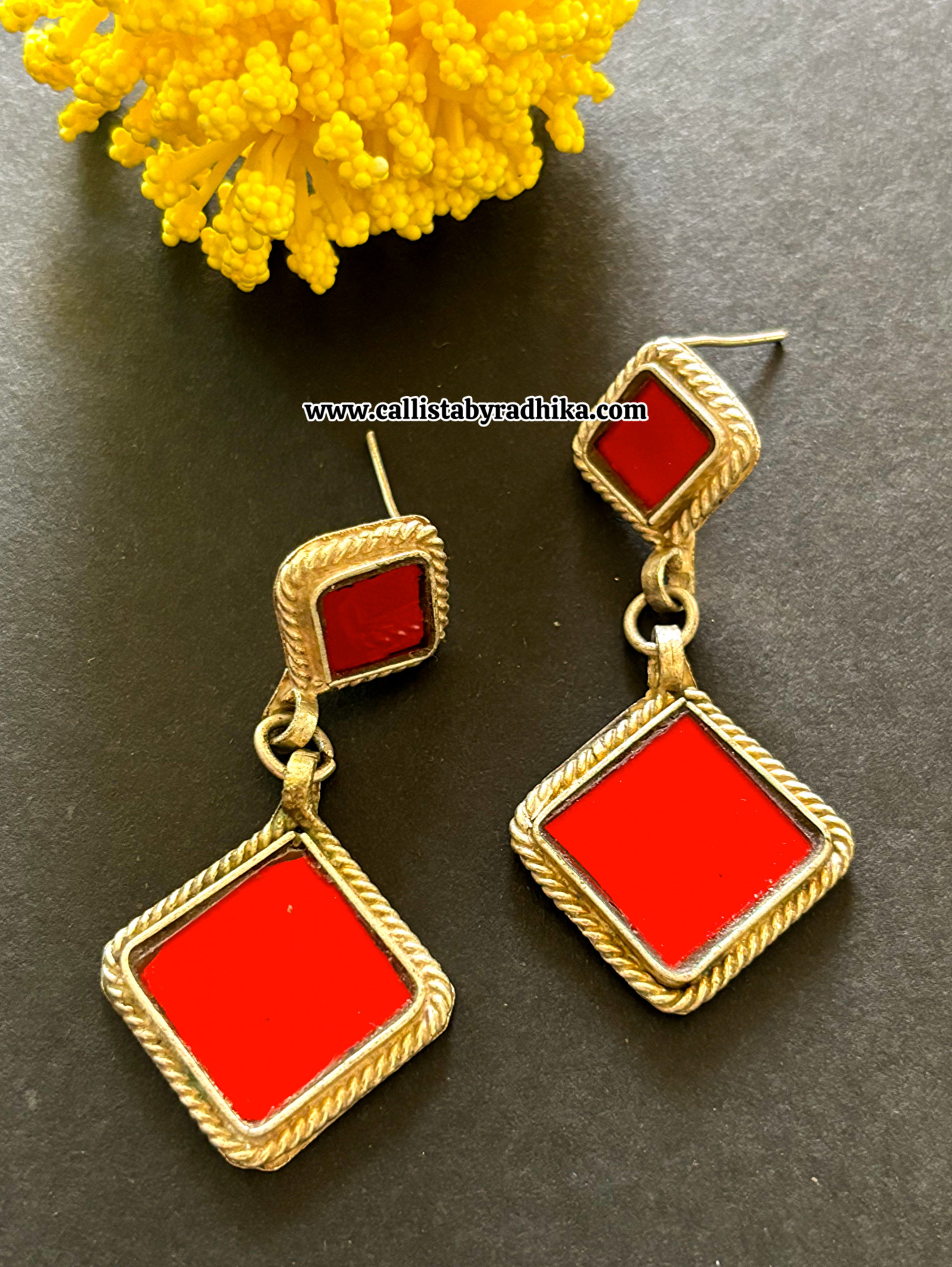 Real Glass Earrings