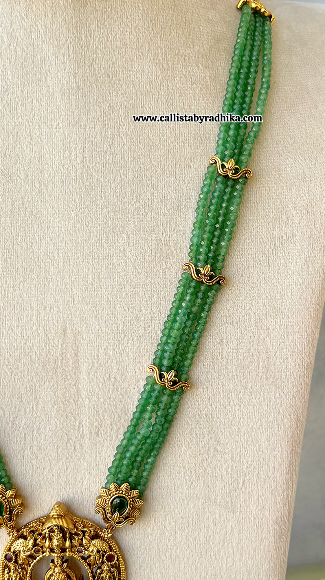 Murugan Pendant Long Necklace