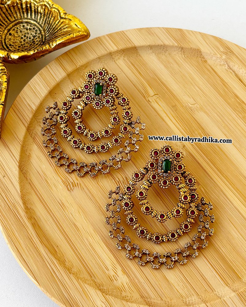 Image of Gold Polish Chandbali
