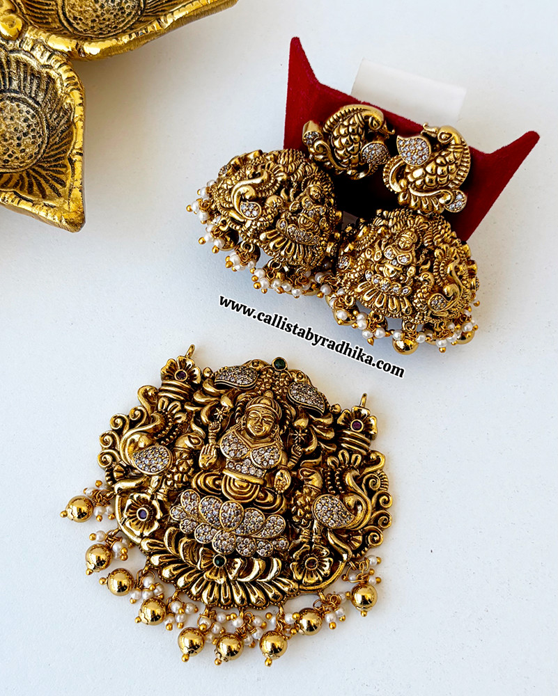 Image of Nakshi Pendant Set