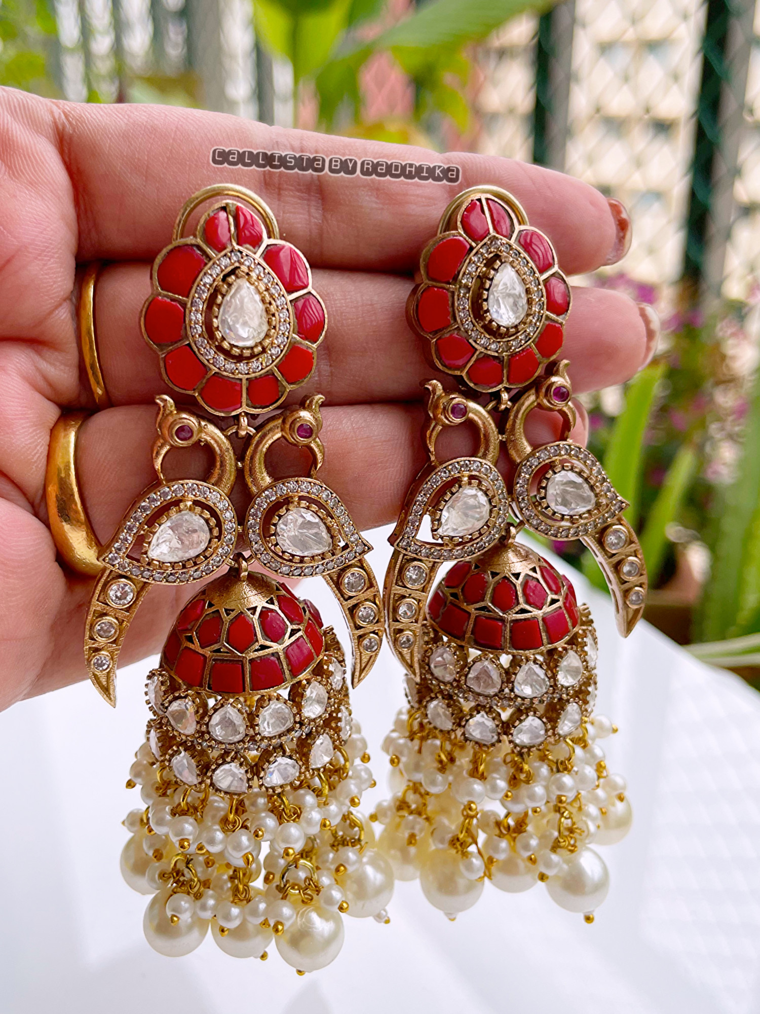 Jadau Kundan Earrings (JDE-058)
