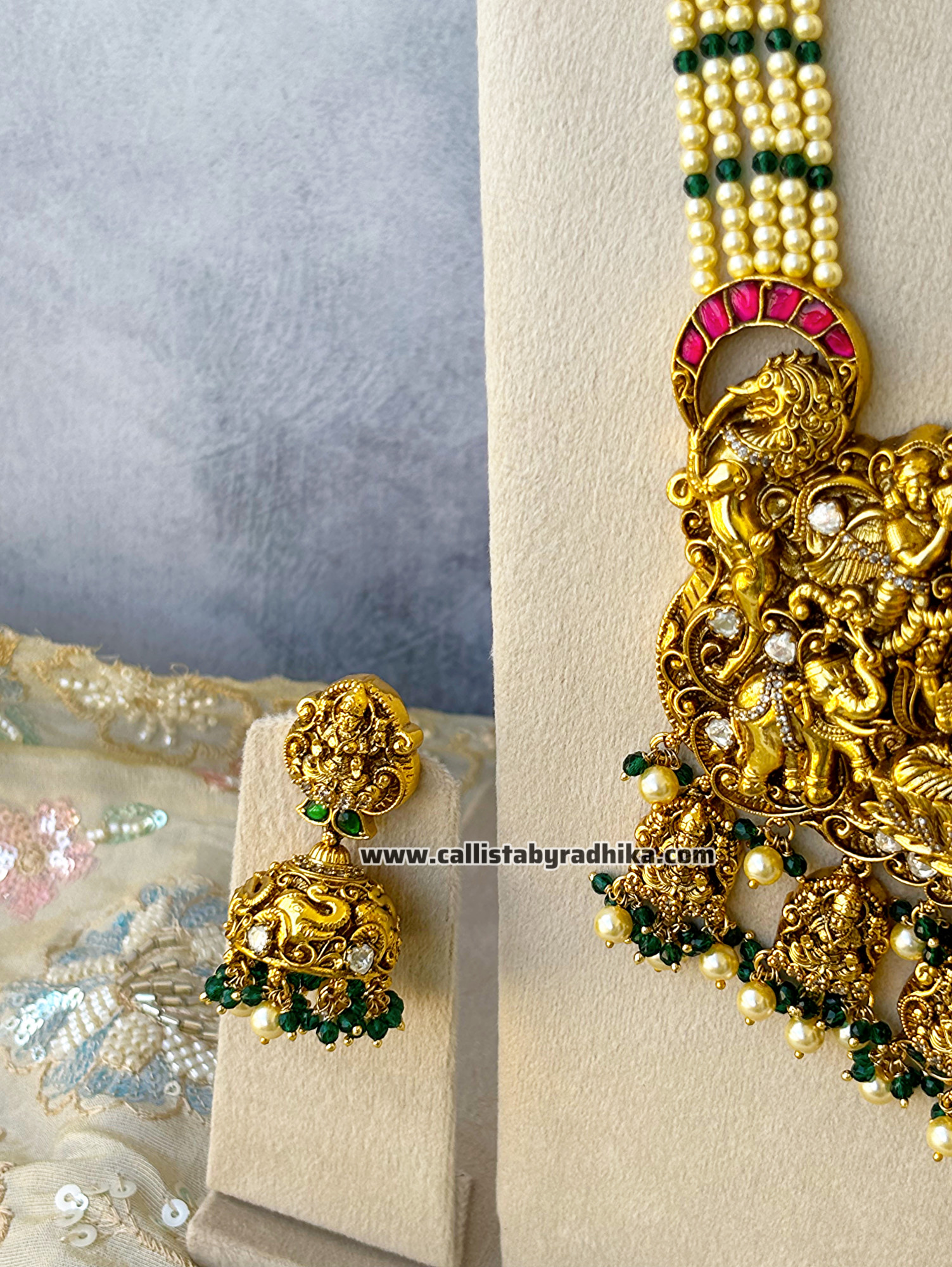 Jadau Nakshi Rani Haar