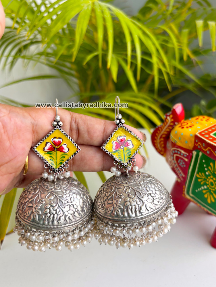 Image of Hand-painted Earrings (HPE-051)