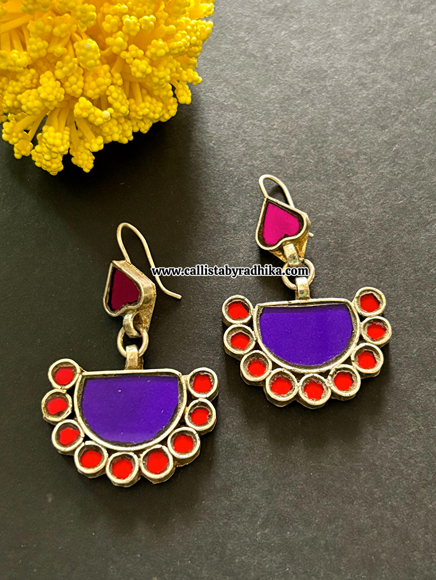 Real Glass Earrings