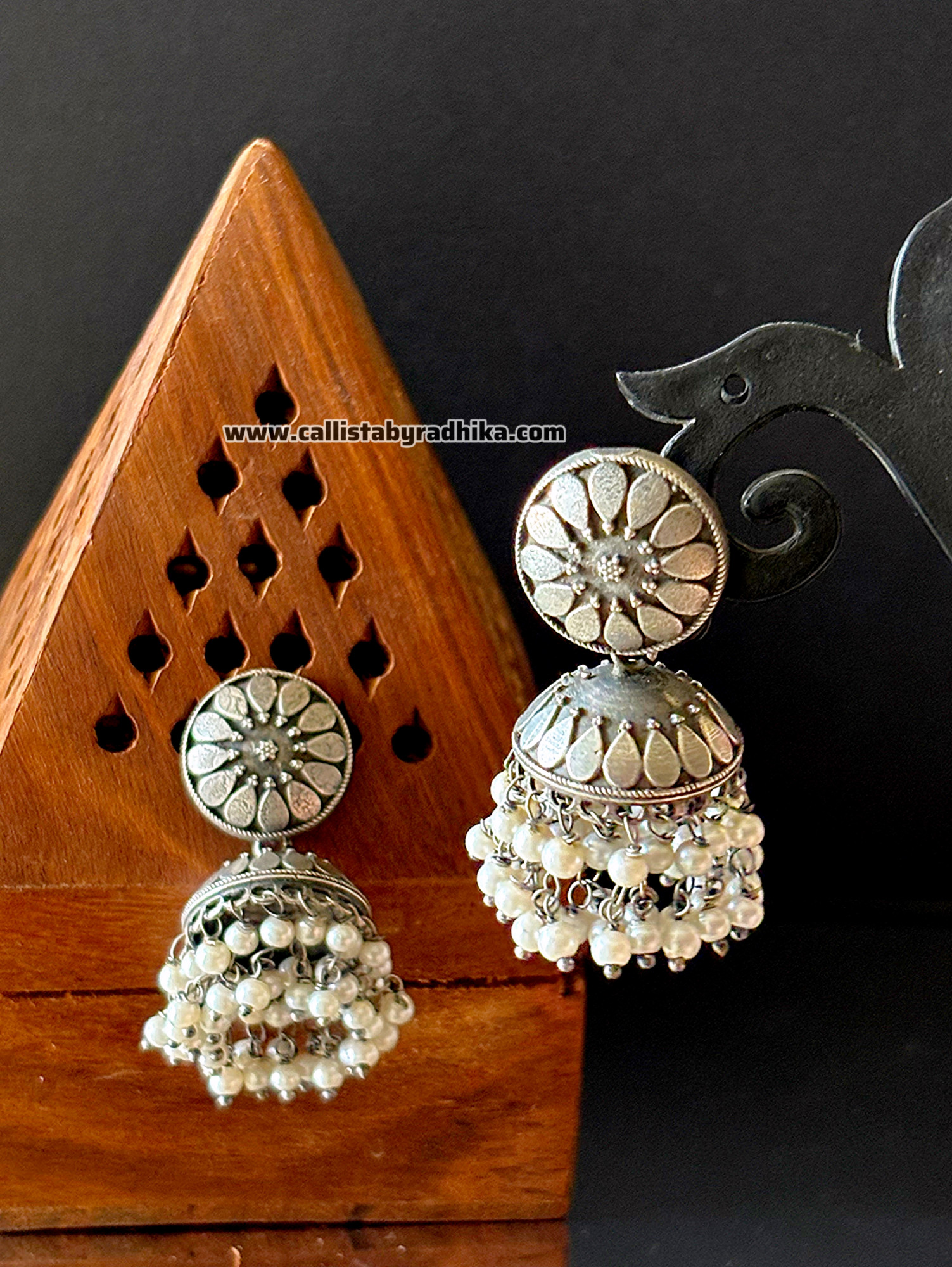 Silver Replica Jhumka