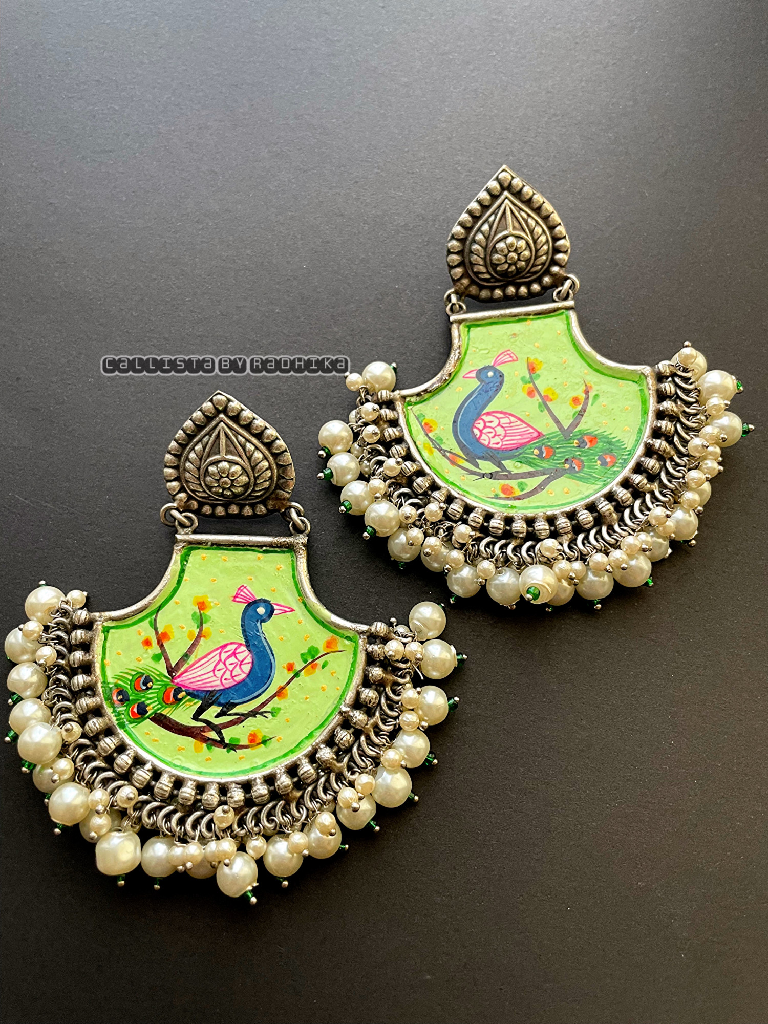 Hand-painted Earrings (HPE-044)