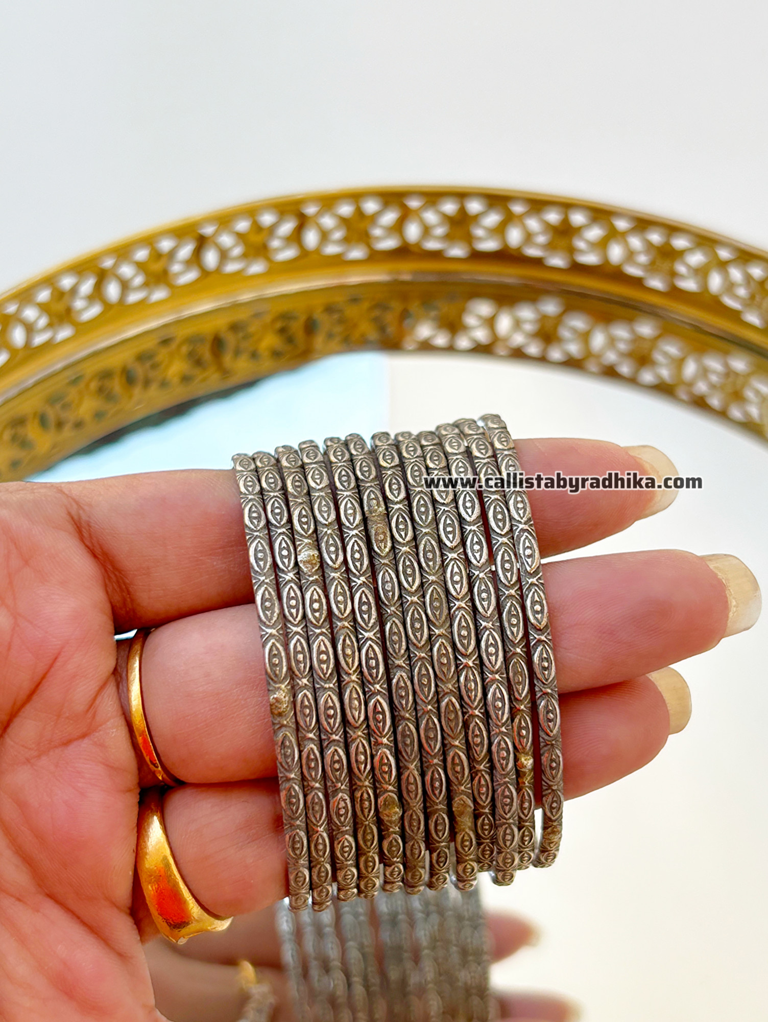 Solid Silver Stack  Bangles (SSB-052)