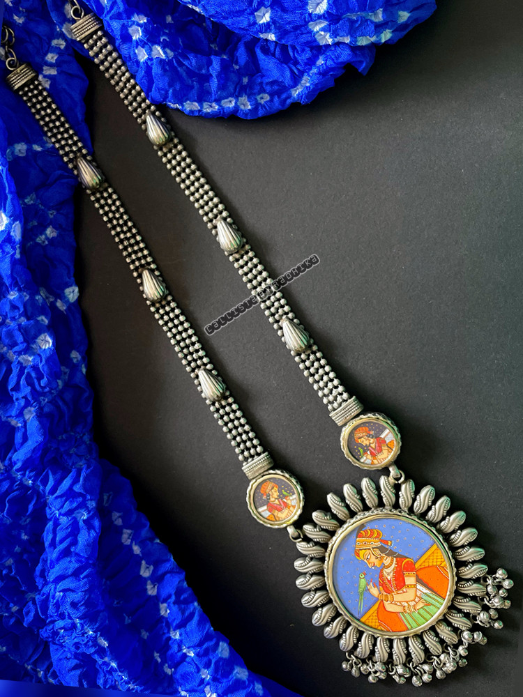 Image of Photo Charm Long Neckpieces (SRN-037)