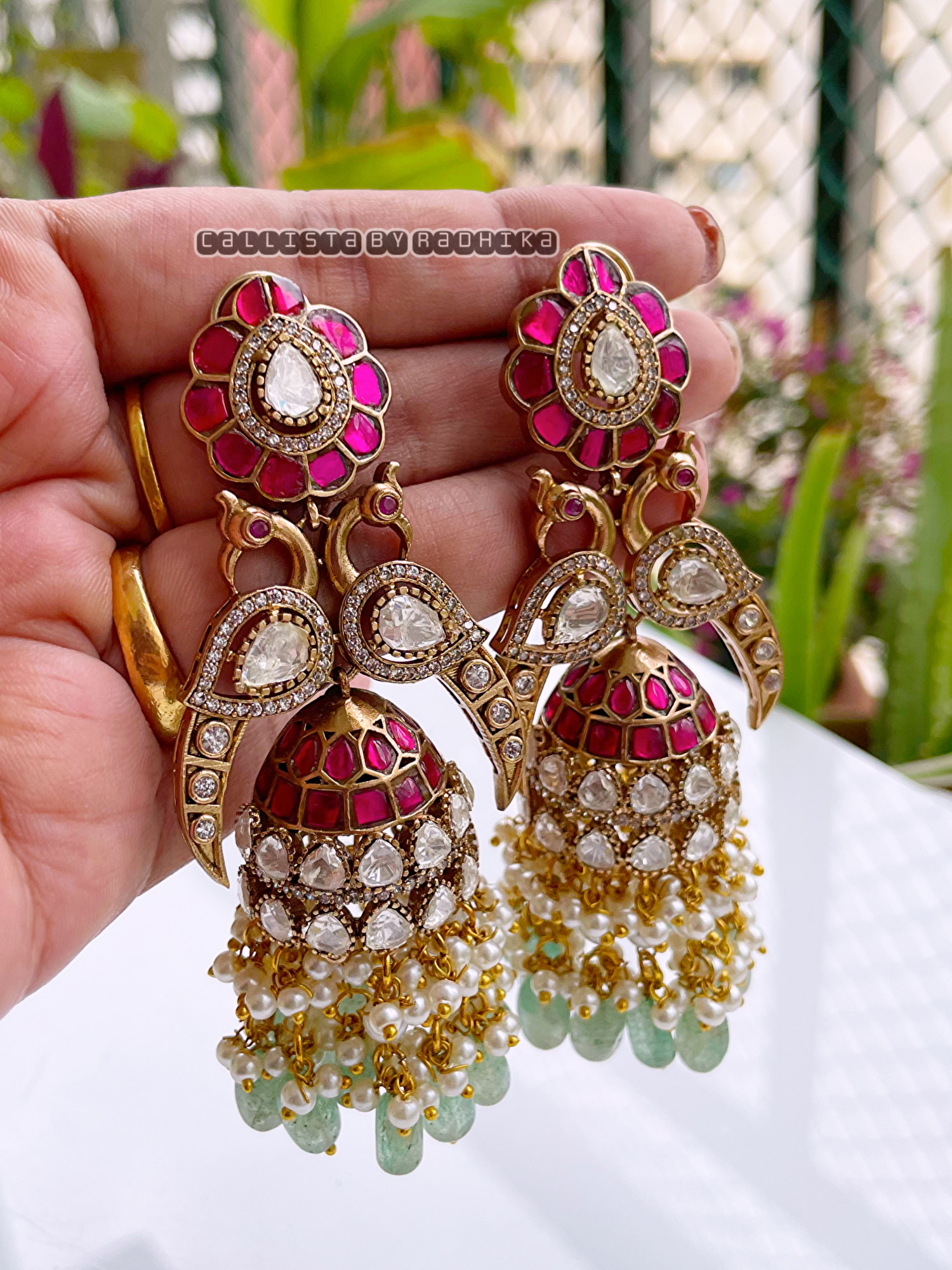 Jadau Kundan Earrings (JDE-058)