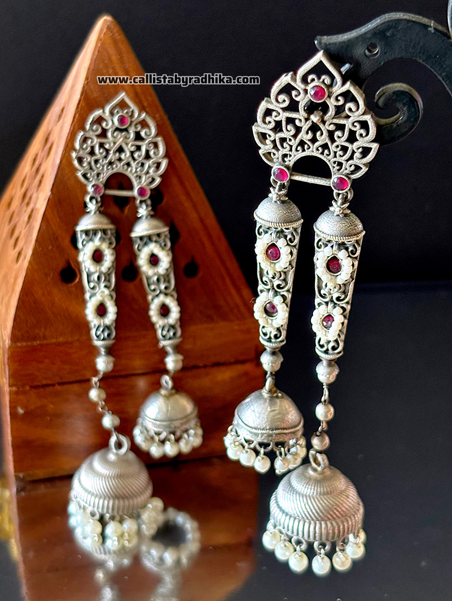 Silver Replica Jhumka