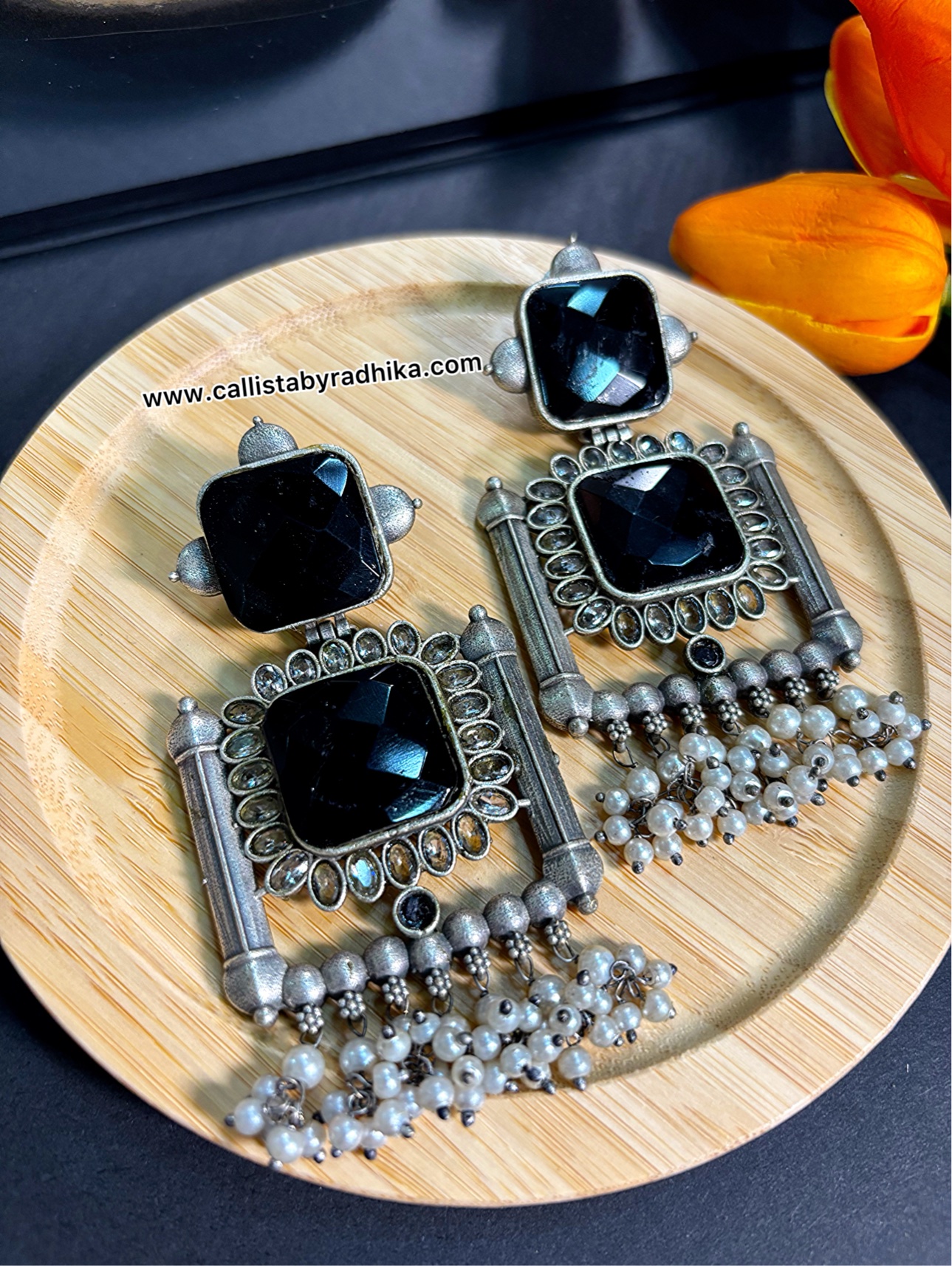 Silver Replica Earring (5 Colors)