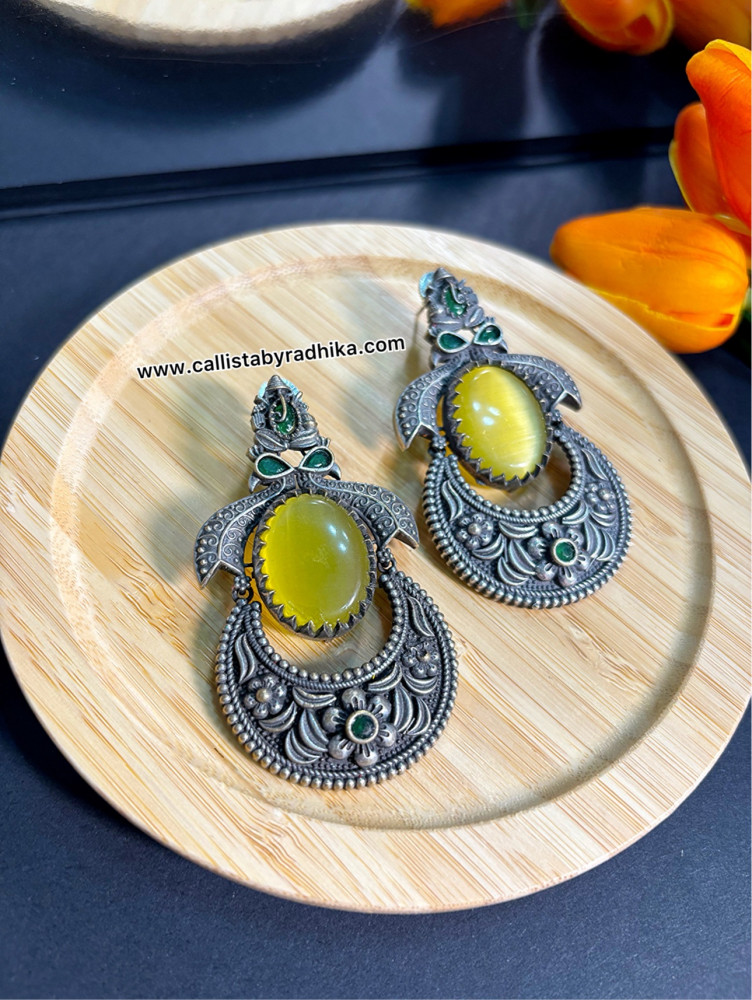 Image of Silver Replica Earring (4 Colors)