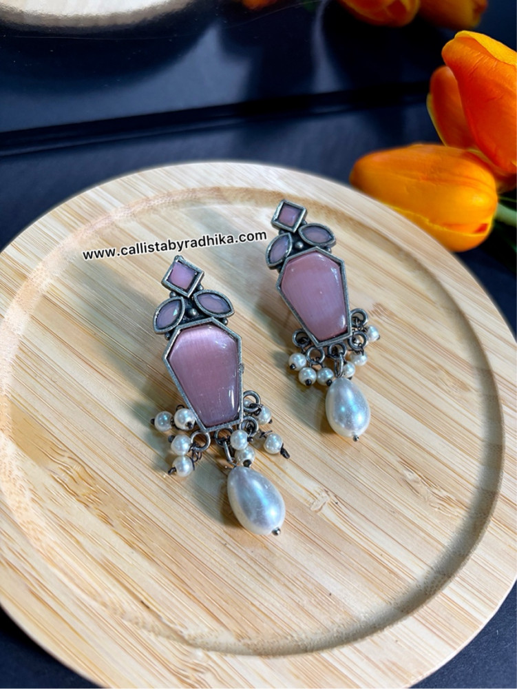 Image of Silver Replica Earring (4 Colors)