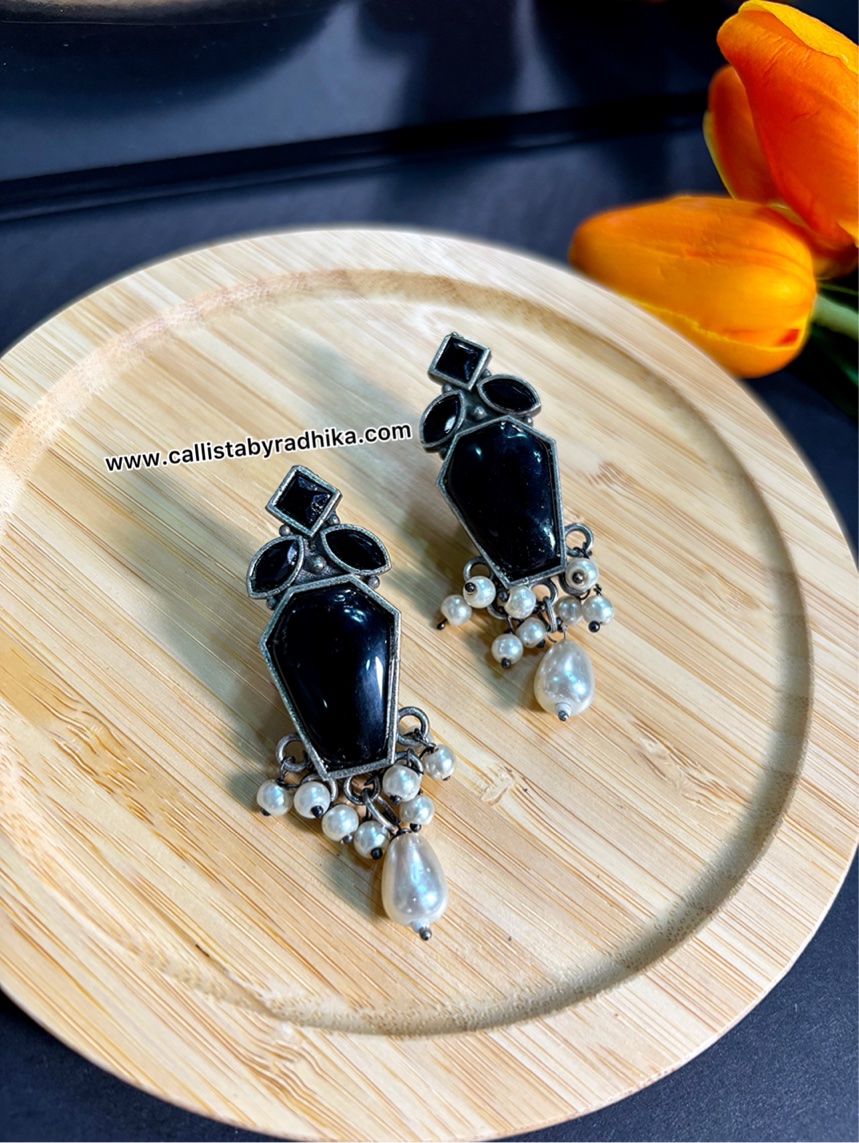 Silver Replica Earring (4 Colors)