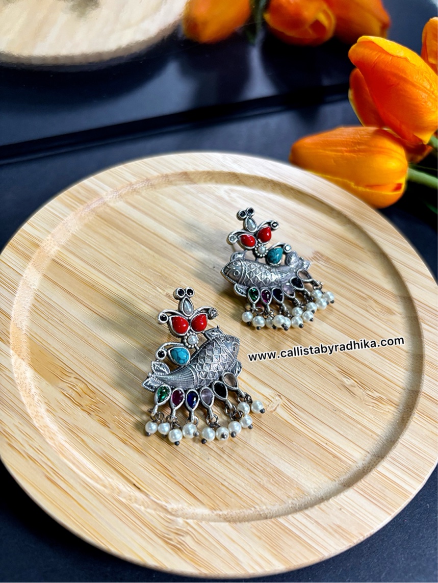 Silver Replica Earring (2 Colors)