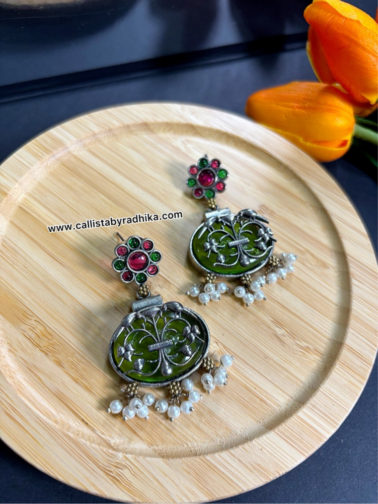 Image of Silver Replica Earring (2 Colors)