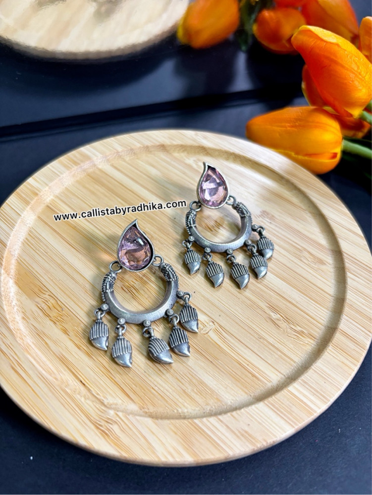 Image of Silver Replica Earring (3 Colors)