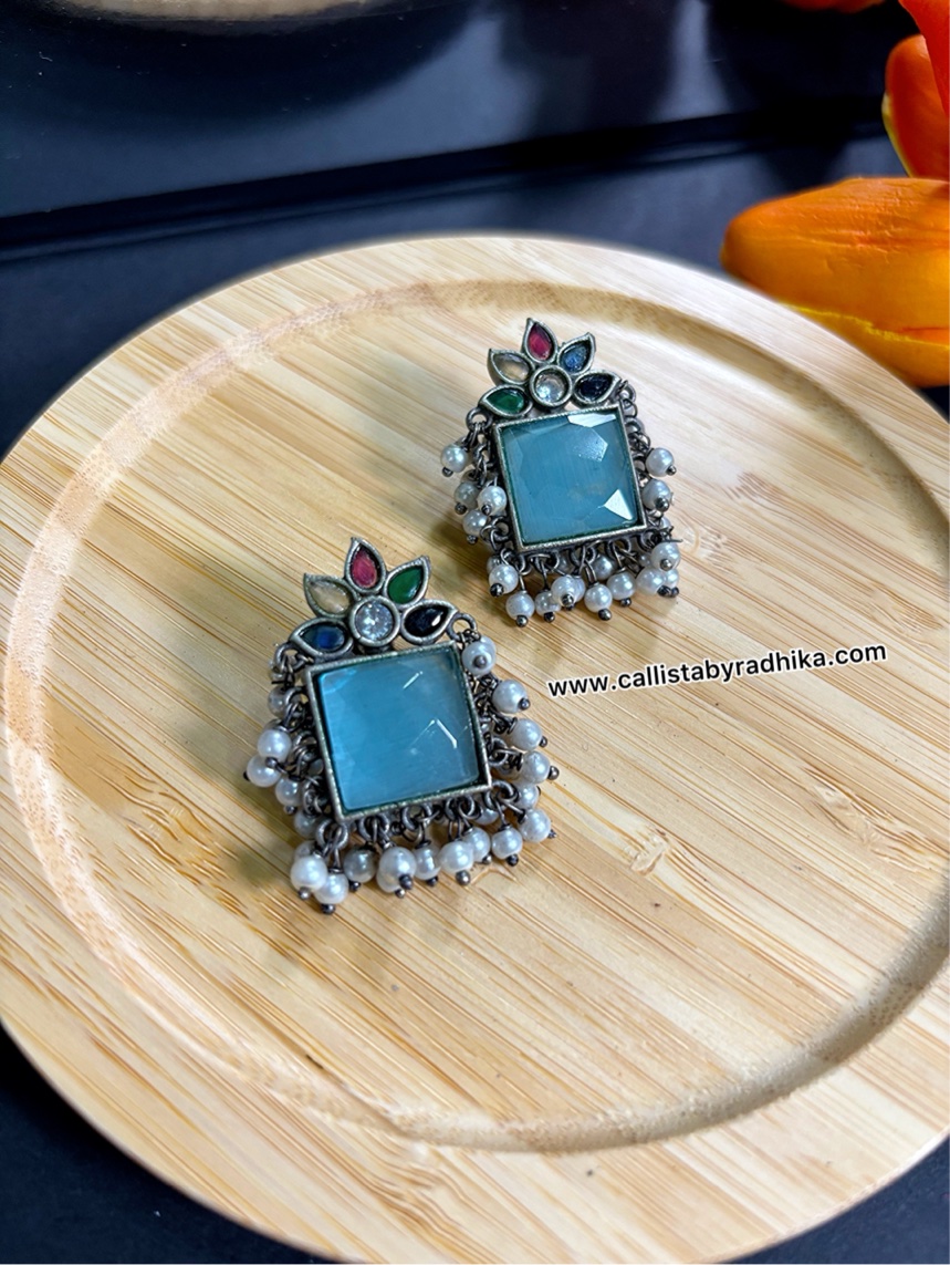 Silver Replica Earring (5 Colors)