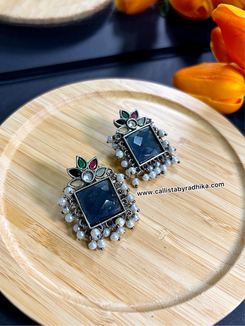 Silver Replica Earring (5 Colors)