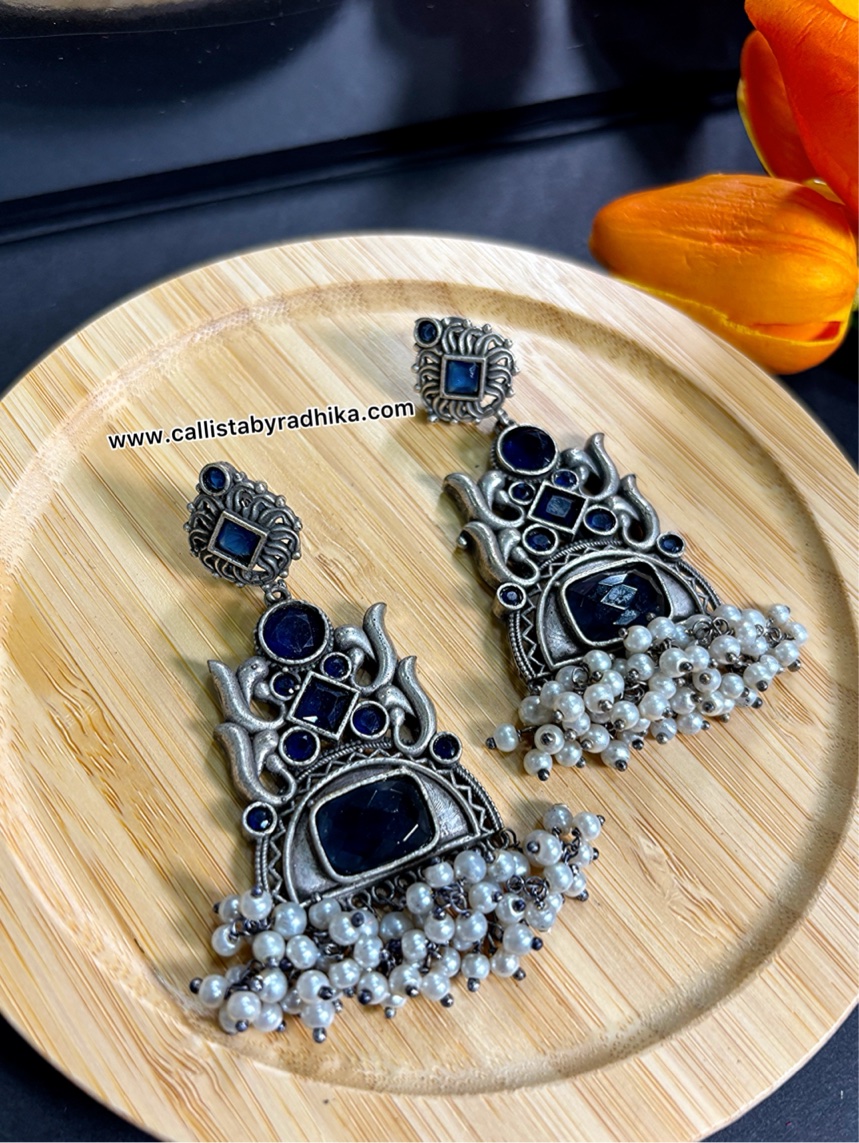 Silver Replica Earring (5 Colors)