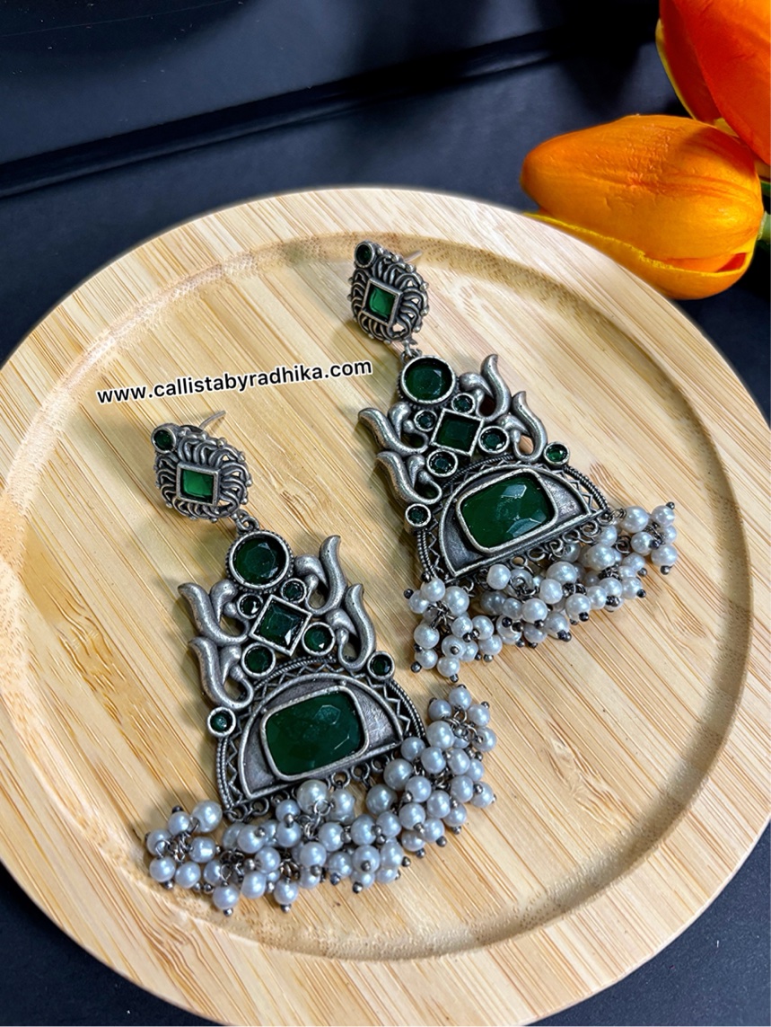 Silver Replica Earring (5 Colors)