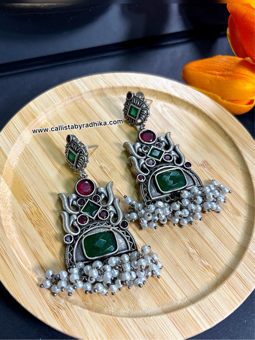 Silver Replica Earring (5 Colors)