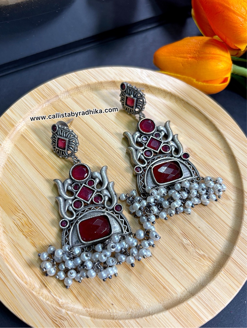 Silver Replica Earring (5 Colors)