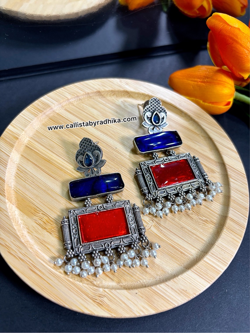 Silver Replica Earring (3 Colors)