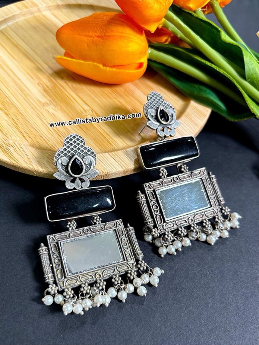 Silver Replica Earring (3 Colors)