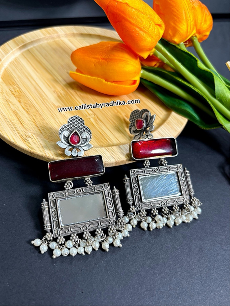 Image of Silver Replica Earring (3 Colors)