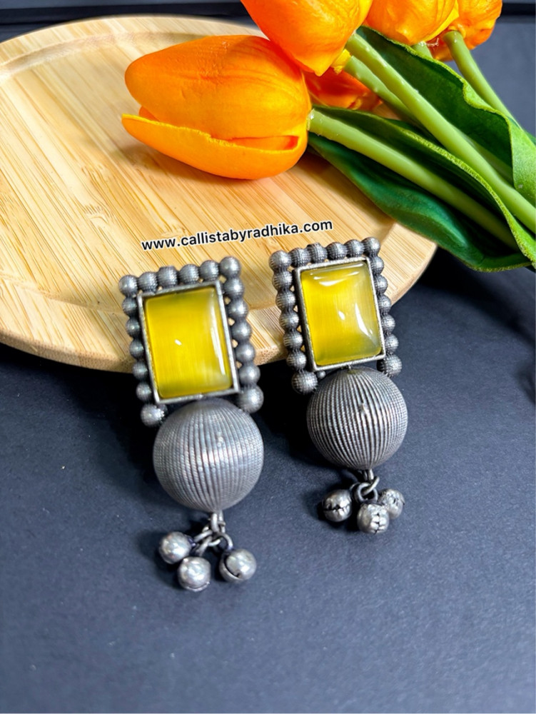 Image of Silver Replica Earring (8 Colors)