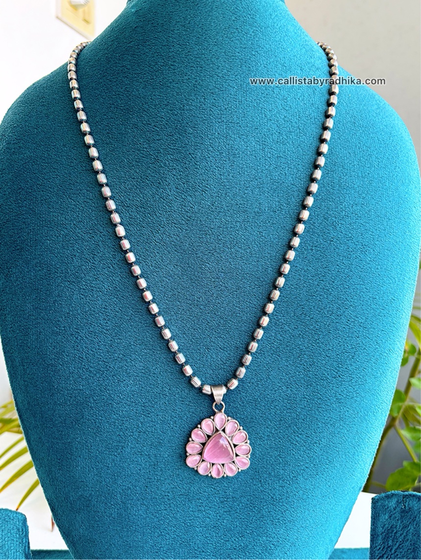 Silver Replica Chain Pendant (4 colors)