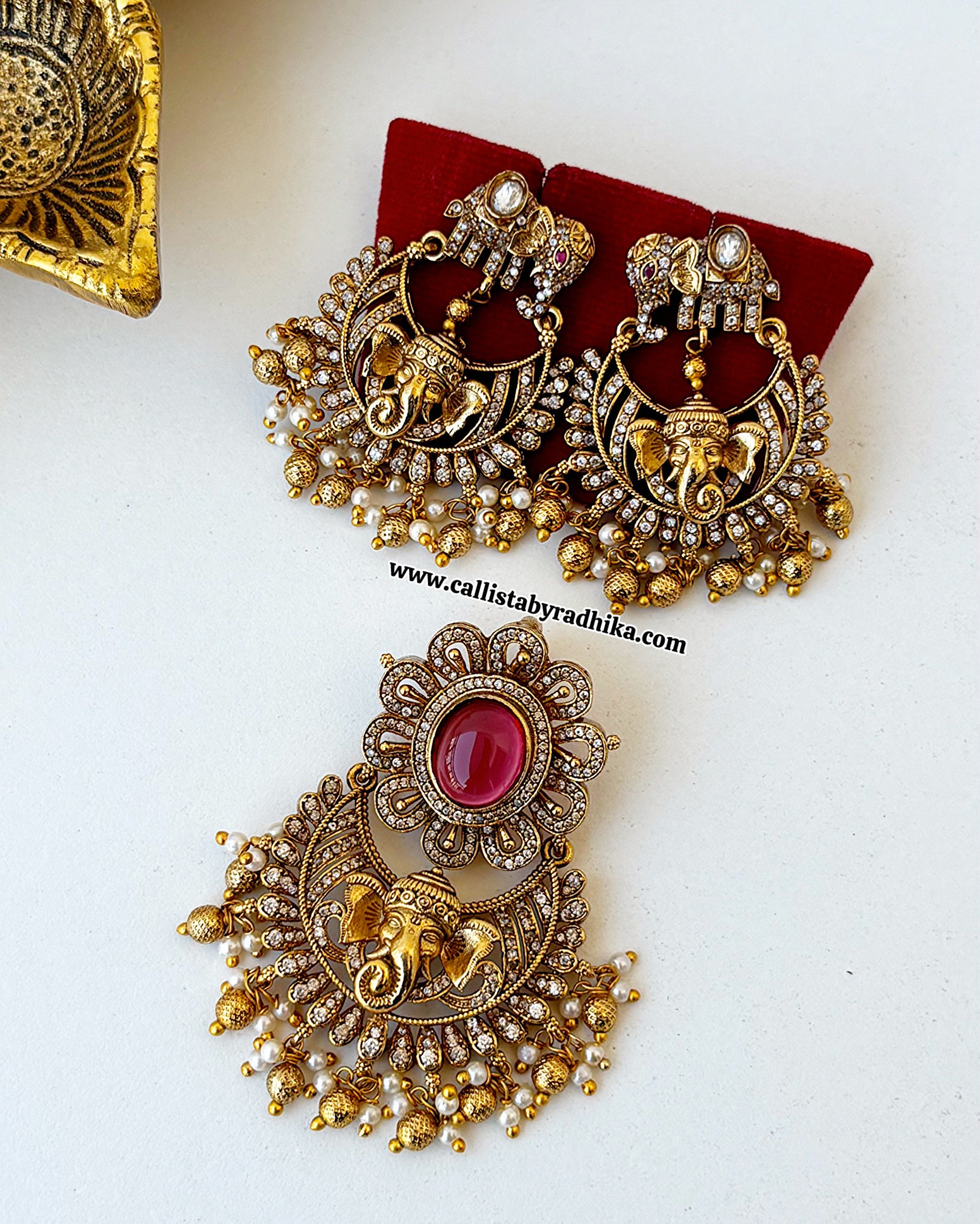 Ganesha Pendant Set