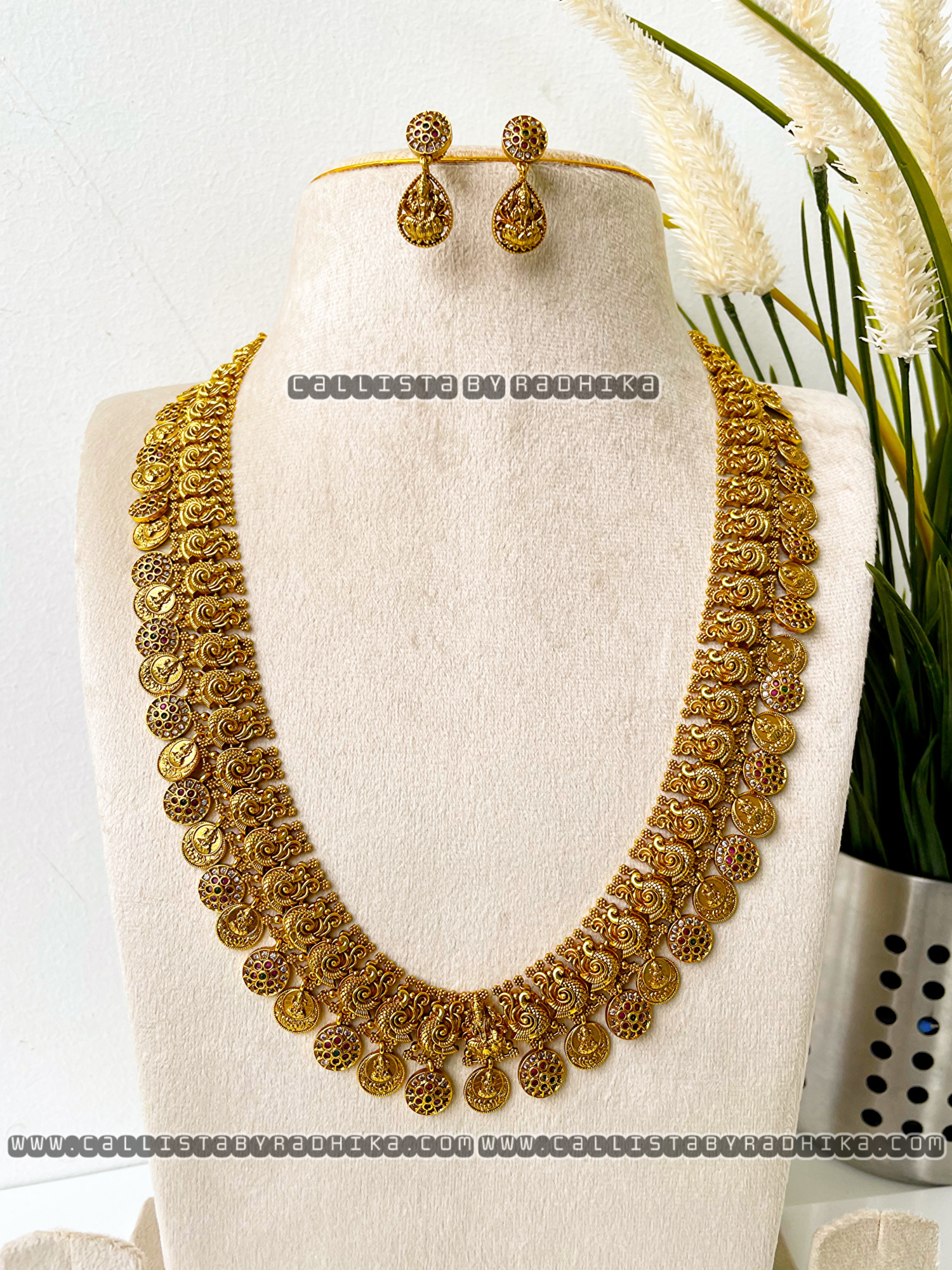 Gold Polish/Temple Neckpiece (GPN-127)