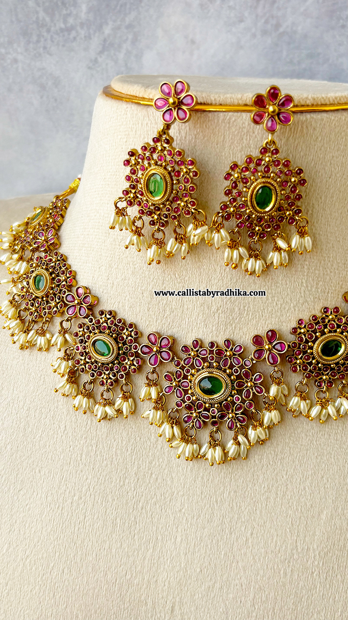 Kemp Rice Pearl Necklace