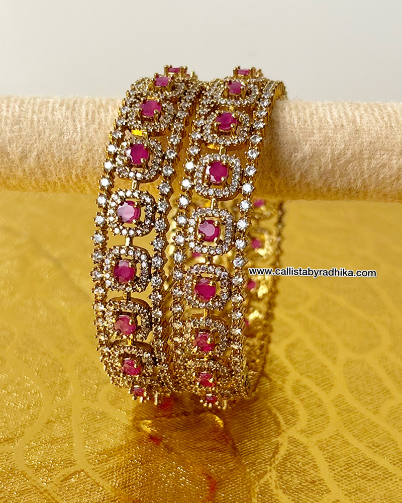 Image of Ruby Stone Bangle