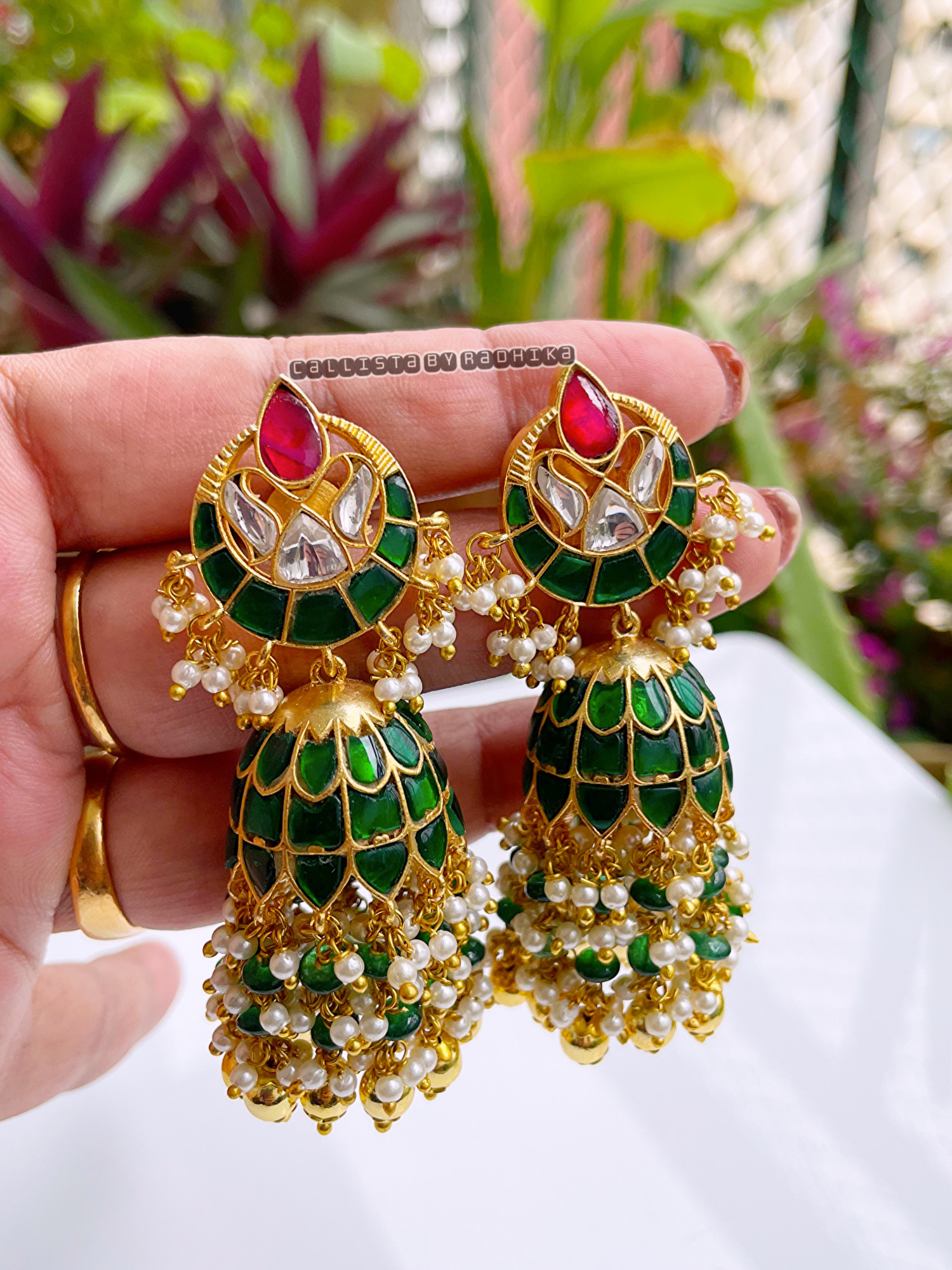 Jadau Kundan Earrings (JDE-057)