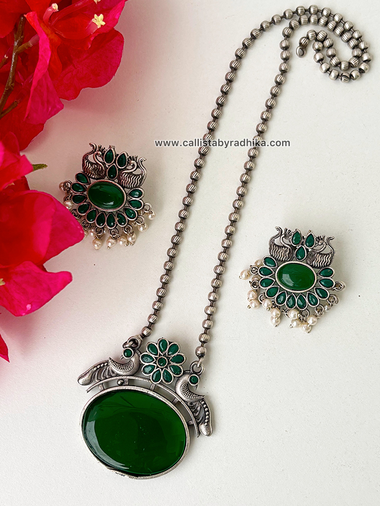 Silver Replica Chain Pendant (10 Colors)