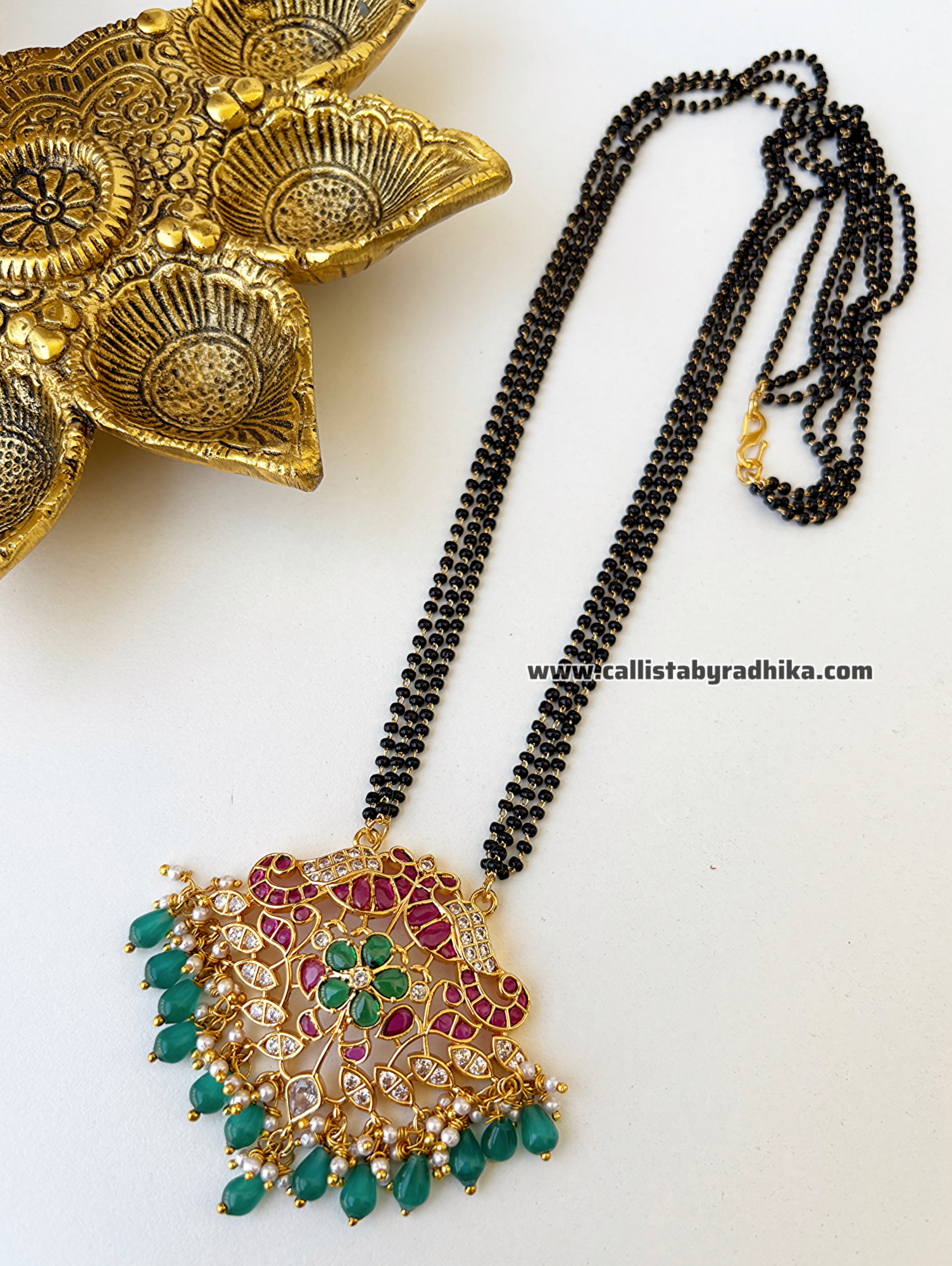 Gold Polish Mangalsutra