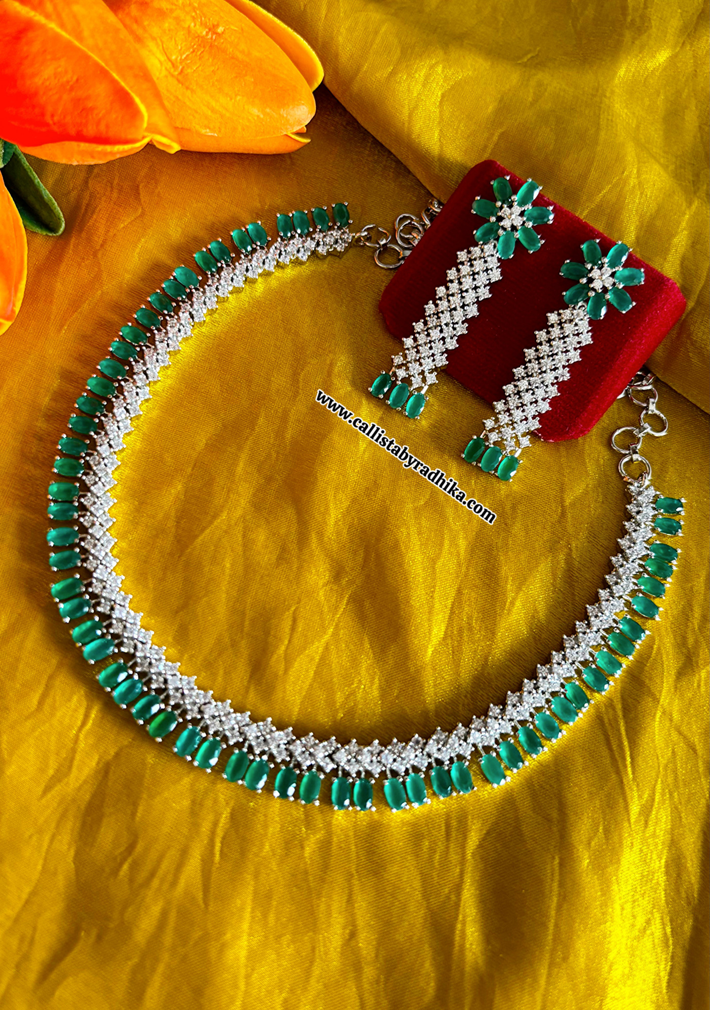 AD Green Stone Necklace