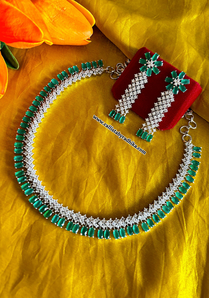 Image of AD Green Stone Necklace