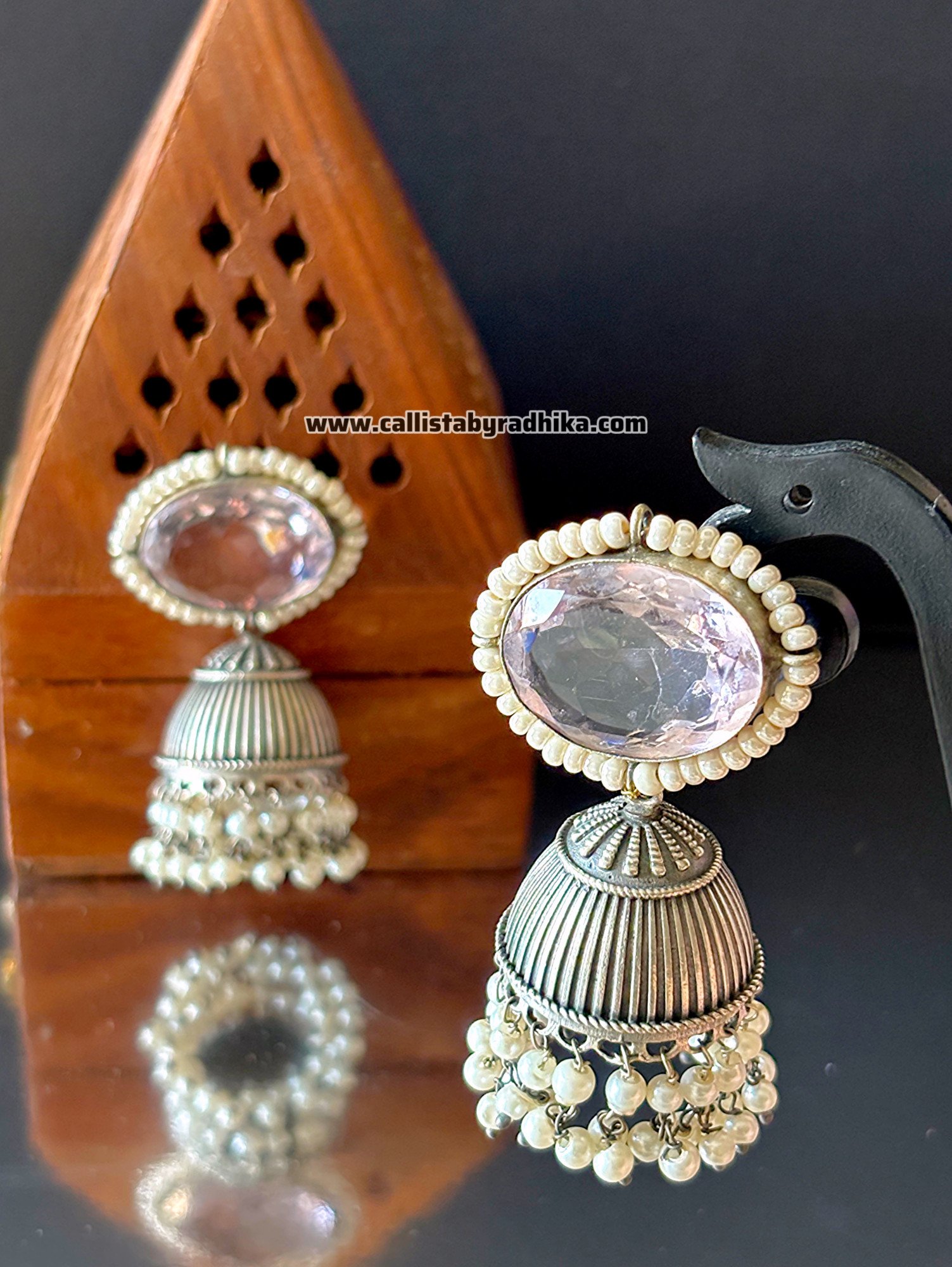 Silver Replica Jhumka