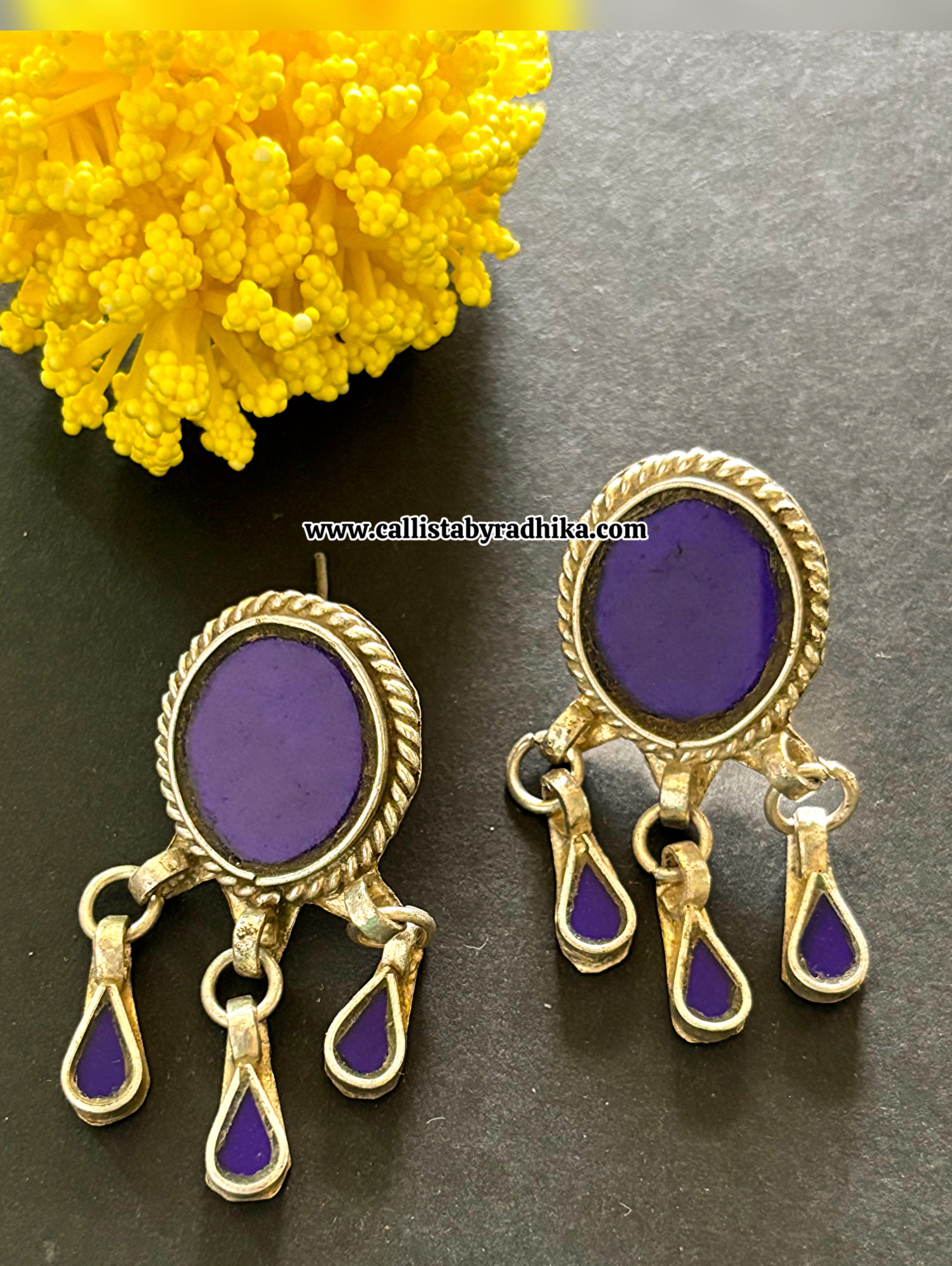 Real Glass Earrings