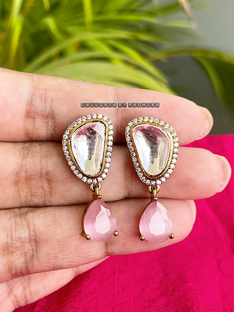 Image of Moissanite Earring (3 Colors)